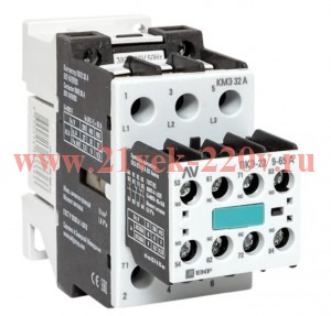 Комплект КМЭ 32А 400В АС с доп. контактами 2НО+2НЗ AVERES EKF ctr-s-32-00-400-av-22