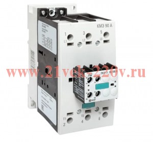 Комплект КМЭ 90А 400В АС с доп. контактами 1НО+1НЗ AVERES EKF ctr-s-90-00-400-av-22