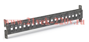 Рейка монтажная перфорированная Д300 с внешним креплением (уп.2шт) AleSta EKF AleSta-ART300