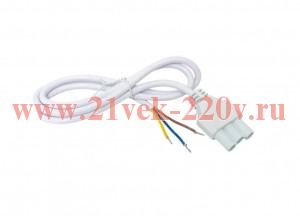 Кабель для подключения светодиодных линейных светильников ДБО-60/120/150 1м 3х0.75 бел. EKF ASC-W-1-