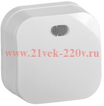 Выключатель 1-клавишный с индикацией открытой установки 10А ВС20-1-1-ХБ GLORY IEK белый EVH11-K01-10