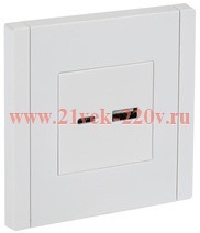 Розетка для зарядки ИЭК FORTE&PIANO FP251 USB A+C 18Вт белый FP-U22-018-K01