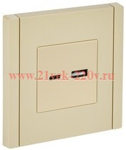 Розетка для зарядки ИЭК FORTE&PIANO FP450 USB A+C 3,1А ваниль FP-U22-D31-K10