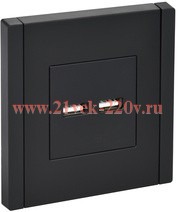 Розетка для зарядки ИЭК FORTE&PIANO FP149 USB A+A 3,1А черный FP-U21-D31-K02