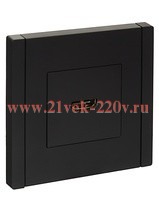 Розетка HDMI ИЭК FORTE&PIANO FP140 черный FP-H10-K02