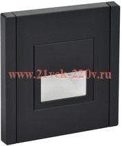 Подсветка LED встраиваемая ИЭК FORTE&PIANO FP157 черный FP-FL20-K02