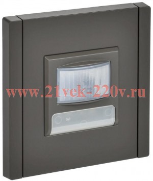 Датчик движения ИЭК FORTE&PIANO FP356 с LED подсветкой серый FP-MS11-N-150-05-K03