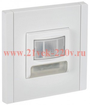 Датчик движения ИЭК FORTE&PIANO FP256 с LED подсветкой белый FP-MS11-N-150-05-K01