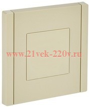 Заглушка с суппортом ИЭК FORTE&PIANO FP441 ваниль FP-PL10-K10