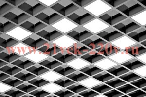 Светильник светодиодный ДВО-3001 54Вт 3000К IP40 90х90х40 гр. комплект 6 шт + драйвер LUMA опал EKF