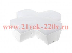 Коннектор фигурный для светодиод. линейных светильников ДБО-X 12Вт 6500К IP20 бел. LUMA EKF LBL-X-12