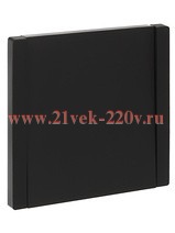 Выключатель одноклавишный ИЭК FORTE&PIANO FP101 10А черный FP-V10-0-10-1-K02