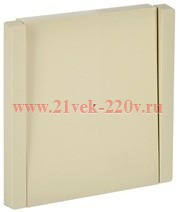 Выключатель одноклавишный с индикацией ИЭК FORTE&PIANO 10А FP402 ваниль FP-V10-1-10-1-K10