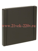 Выключатель одноклавишный ИЭК FORTE&PIANO FP301 10А серый FP-V10-0-10-1-K03