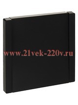 Переключатель одноклавишный ИЭК FORTE&PIANO FP103 10А черный FP-V12-0-10-1-K02