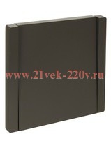 Переключатель одноклавишный ИЭК FORTE&PIANO FP303 10А серый FP-V12-0-10-1-K03