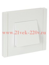 Вывод кабеля ИЭК FORTE&PIANO FP242 белый FP-VK10-0-K01