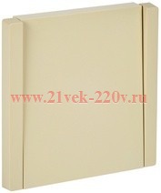 Выключатель кнопочный одноклавишный ИЭК FORTE&PIANO FP410 10А ваниль FP-V14-0-10-1-K10