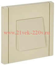 Вывод кабеля ИЭК FORTE&PIANO FP442 ваниль FP-VK10-0-K10