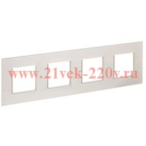 Рамка 4-м SKANDY SK-F24Sh стекло шампань IEK SK-M42-G-K37