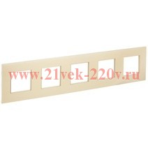 Рамка 5-м SKANDY SK-F35Sh металл шампань IEK SK-M52-M-K37