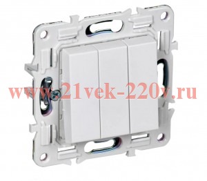 Выключатель перекрестный 2-кл. SKANDY 10А SK-V06W арктич. бел. IEK SK-V23-0-10-K01