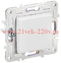 Выключатель одноклавишный SKANDY SK-V01W 10А арктический белый IEK