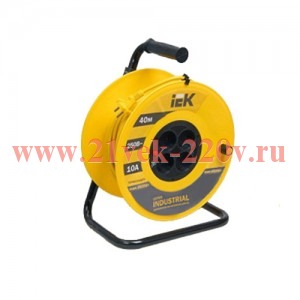 Катушка УК20 с т/з 4 места 2Р+PЕ/20м 3х1,5 мм2