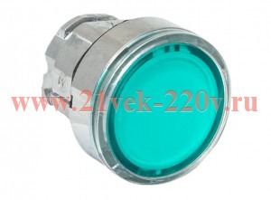 Механизм кнопки исполнительный XB4 IP65 плоский возвратный без фиксации с подсветкой зел. EKF XB4BW-