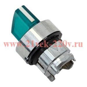 Механизм переключателя исполнительный XB4 IP65 на 3 положения возвратный без фиксации с подсветкой с