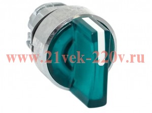 Механизм переключателя исполнительный XB4 IP65 на 3 положения с фиксацией с подсветкой с короткой ру