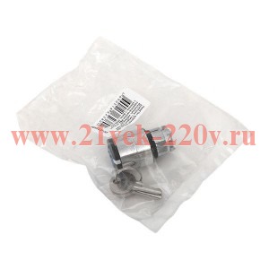 Механизм переключателя исполнительный XB4 IP65 на 3 положения с замком с фиксацией EKF XB4BG3F-65