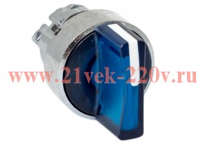 Механизм переключателя исполнительный XB4 IP65 на 2 положения с фиксацией с подсветкой с короткой ру