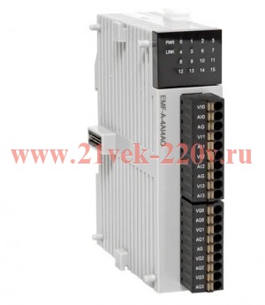 Модуль аналогового в/в EMF 4/4 PRO-Logic (с поверкой) EKF EMF-A-4AI4AO-V