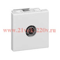 Розетка TV простая 2 модуля Mosaic Legrand (74382)