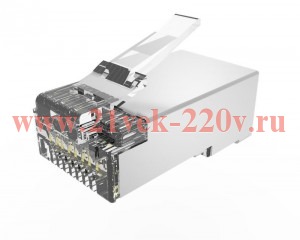 Коннектор RJ45(8P8C) кат.6 экранир. универс. (уп.100шт) TOKOV ELECTRIC TKE-CNR-623-STP
