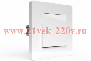 Переключатель перекрестный 1-кл. СП Pixel IP20 механизм бел. TOKOV ELECTRIC TKE-PX-P1R-C01