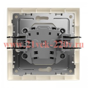 Розетка 1-м СП Pixel 16А IP20 без заземл. в сборе беж. TOKOV ELECTRIC TKE-PX-R1F-C02