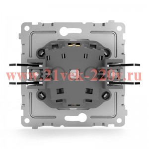 Розетка 1-м СП Pixel 16А IP20 с заземл. защ. шторки механизм бел. TOKOV ELECTRIC TKE-PX-R1ZSF-C01