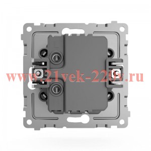 Розетка 2-м USB СП Pixel тип A+A 5В 1х2.1А 2х1.05А механизм карбон TOKOV ELECTRIC TKE-PX-2USB-C14