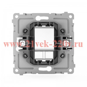 Розетка TV проходная СП Pixel 4DB механизм алюм. TOKOV ELECTRIC TKE-PX-A1P-C03