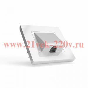 Вывод кабеля СП Pixel IP20 механизм бел. TOKOV ELECTRIC TKE-PX-CP-C01
