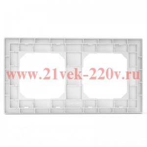 Рамка 2-м Pixel универс. бел. TOKOV ELECTRIC TKE-PX-RM2-C01