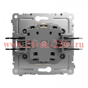 Розетка 1-м СП Pixel 16А IP20 с заземл. защ. шторки с крышкой механизм беж. TOKOV ELECTRIC TKE-PX-R1