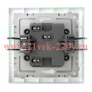 Выключатель 1-кл. СП Pixel 10А IP20 в сборе перламутр. TOKOV ELECTRIC TKE-PX-V1F-C04