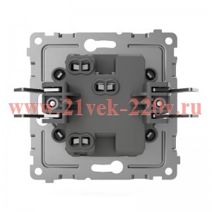 Выключатель 1-кл. СП Pixel 10А IP20 механизм перламутр. TOKOV ELECTRIC TKE-PX-V1-C04