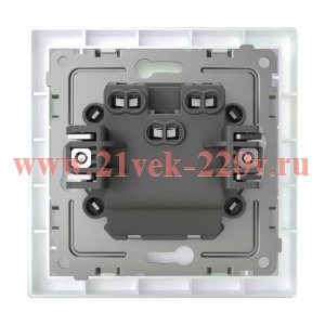 Выключатель 2-кл. СП Pixel 10А IP20 в сборе перламутр. TOKOV ELECTRIC TKE-PX-V2F-C04