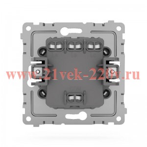 Выключатель 3-кл. СП Pixel 10А IP20 механизм алюм. TOKOV ELECTRIC TKE-PX-V3-C03