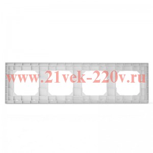 Рамка 4-м Pixel универс. бел. TOKOV ELECTRIC TKE-PX-RM4-C01