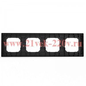 Рамка 4-м Pixel универс. карбон TOKOV ELECTRIC TKE-PX-RM4-C14